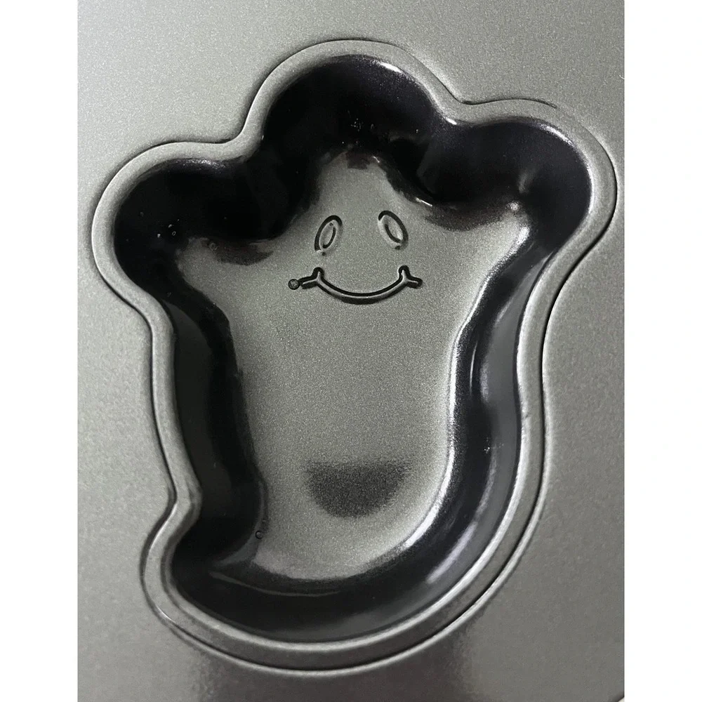 Halloween Baking Pans Molded Ghost Pumpkin Faces Candy Cake Nonstick‎ unbranded